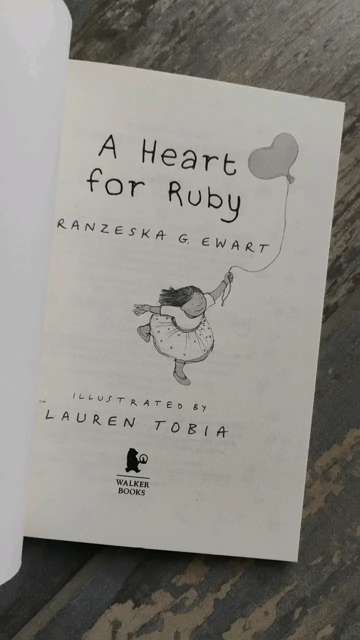 Libro infantil 'A Heart for Ruby' de Franzeska G. - 3