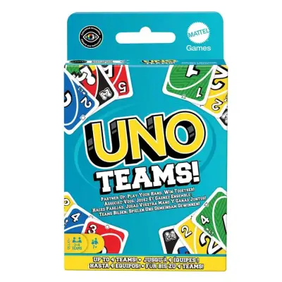 Juego de cartas UNO Teams de Mattel - miniatura 1