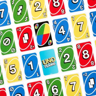 Juego de cartas UNO Teams de Mattel - miniatura 6