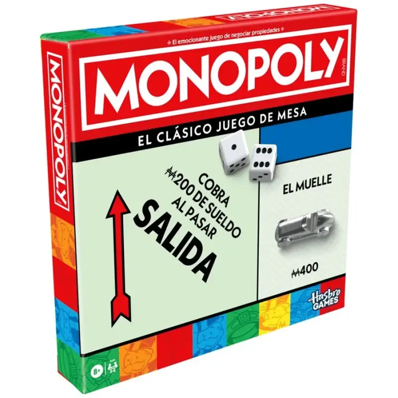Juego de Mesa Monopoly Clásico Hasbro - 2