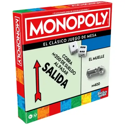Juego de Mesa Monopoly Clásico Hasbro - miniatura 2