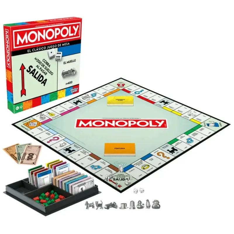 Juego de Mesa Monopoly Clásico Hasbro - 4
