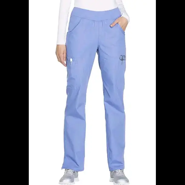Pantalones médicos azules para mujer