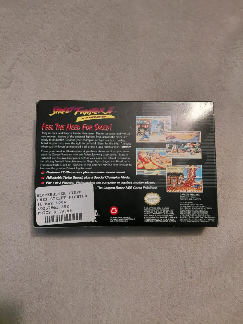 Juego Street Fighter II Turbo para Super Nintendo - 4