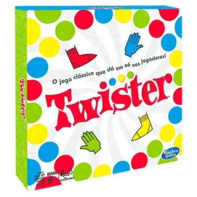 Juego de mesa Twister clásico de Hasbro - miniatura 1