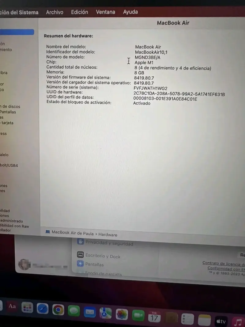 MacBook Air Rose gold M1 - 5