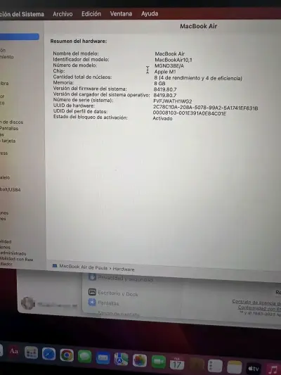 MacBook Air Rose gold M1 - miniatura 5