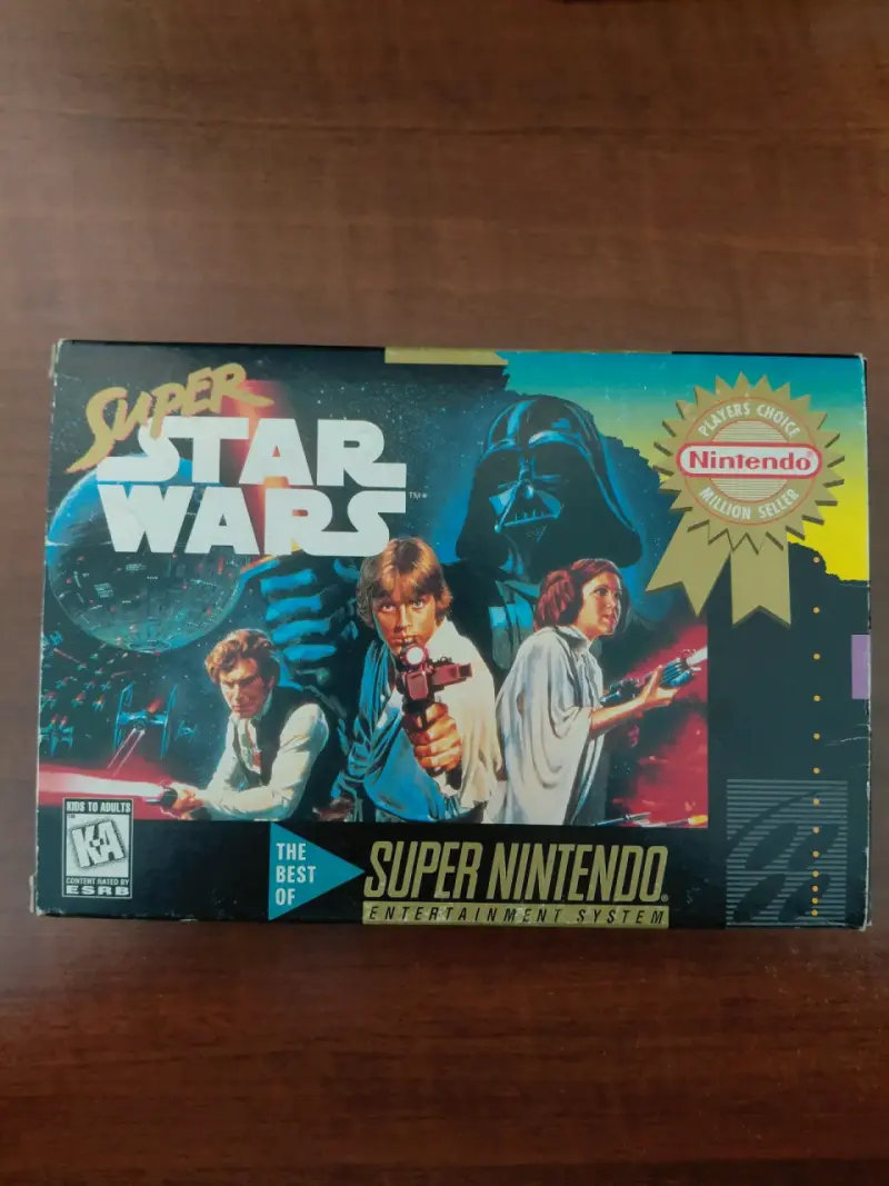 Juego Super Star Wars para Super Nintendo con caja original - 1