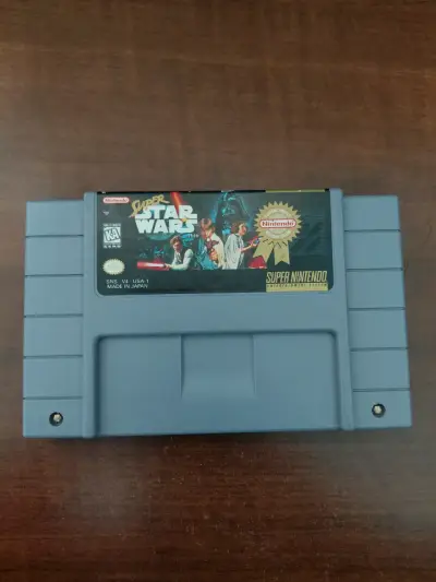 Juego Super Star Wars para Super Nintendo con caja original - miniatura 3