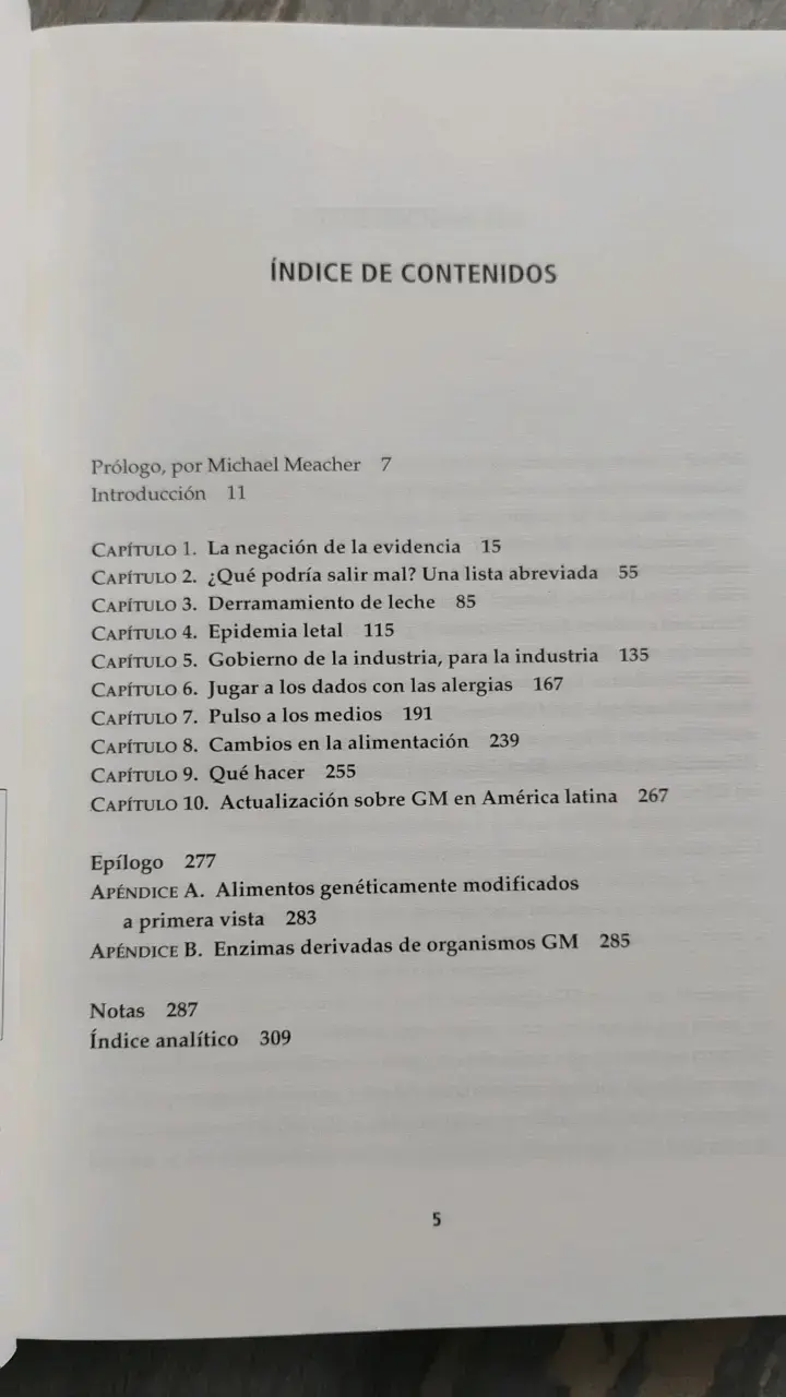 Libro 'Semillas Peligrosas' de Jeffrey M. Smith - 5
