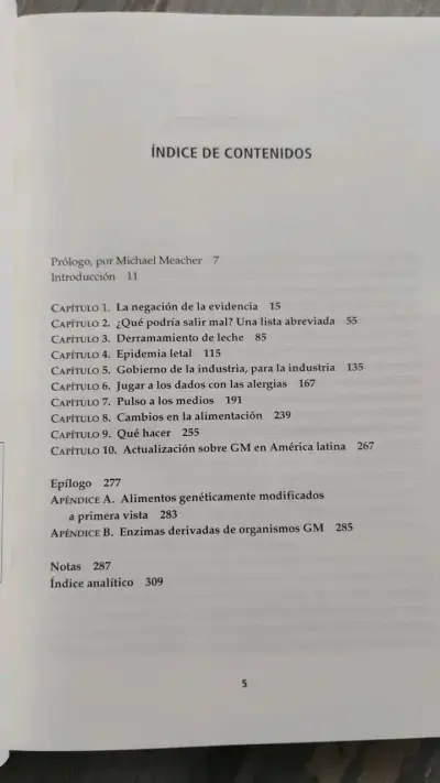 Libro 'Semillas Peligrosas' de Jeffrey M. Smith - miniatura 5