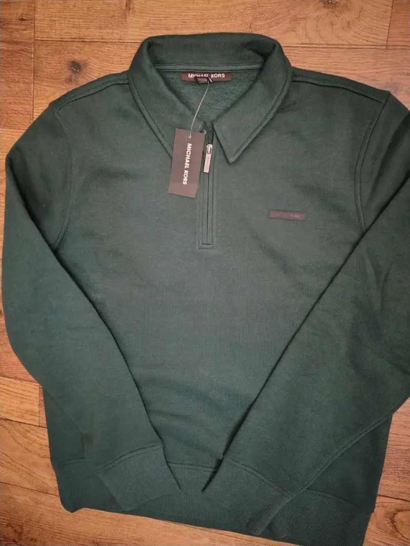 Polerón verde con cierre Michael Kors talla m - 2