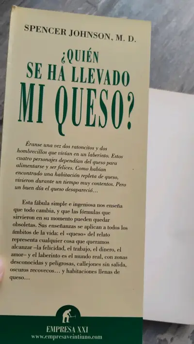 Libro '¿Quién se ha llevado mi queso?' de Spencer - miniatura 3