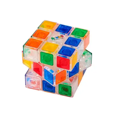Cubo Rubik's Crystal transparente para niños - miniatura 3