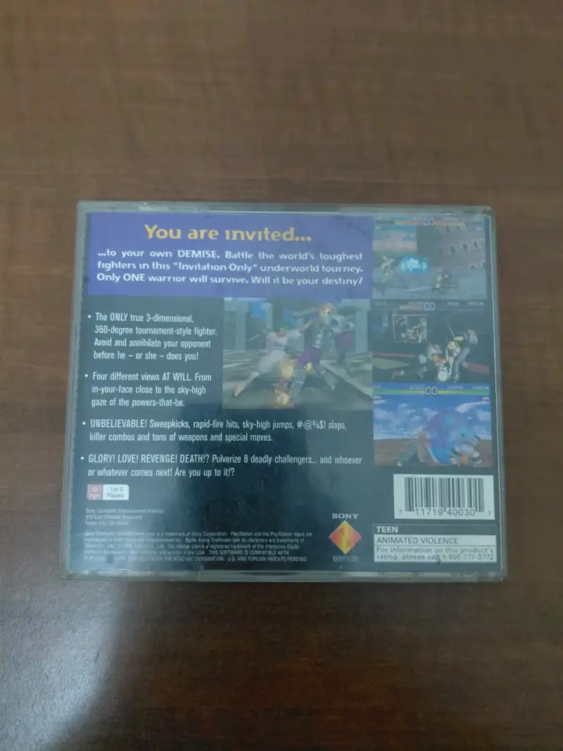 Juego PlayStation Battle Arena Toshinden - 3