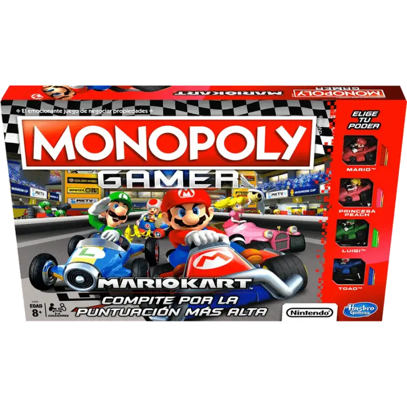 Monopoly Gamer Mario Kart de Hasbro - 1