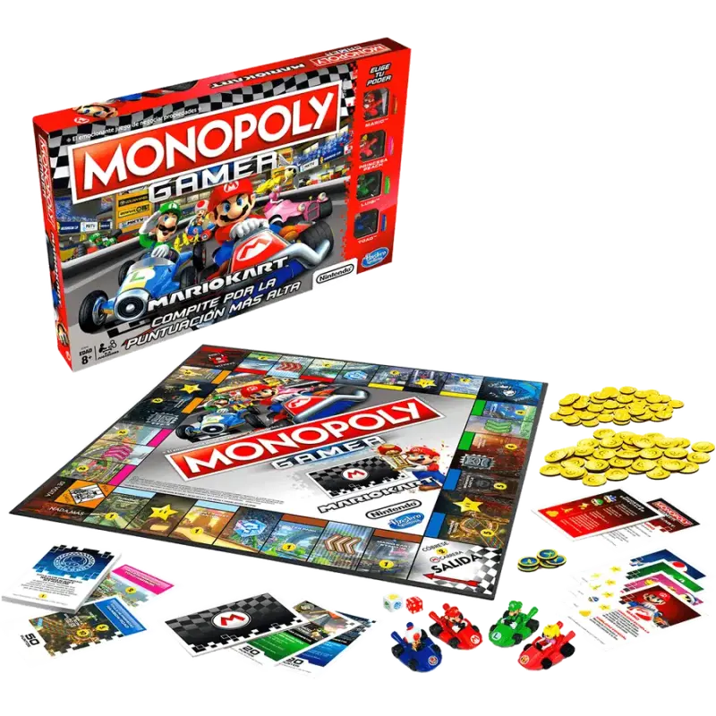 Monopoly Gamer Mario Kart de Hasbro - 2