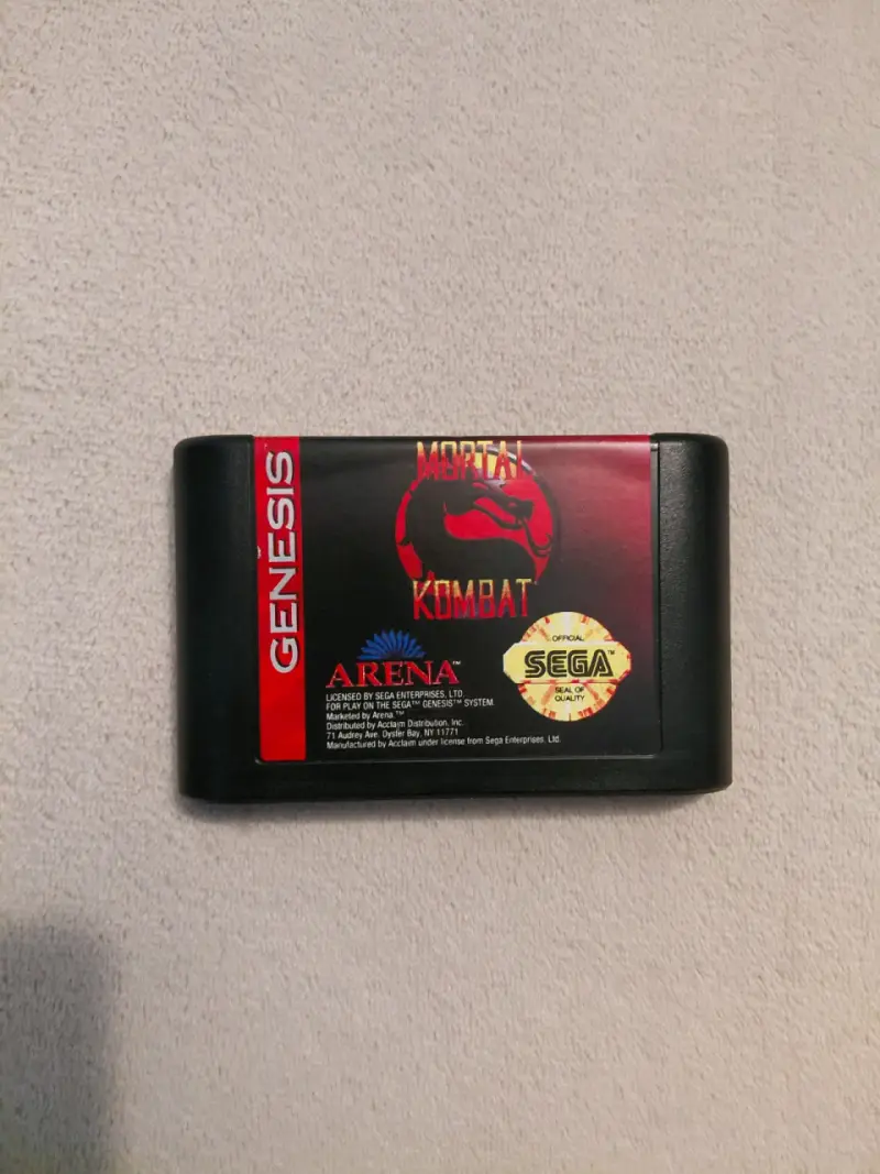 Juego Mortal Kombat para Sega Genesis con manual - 2