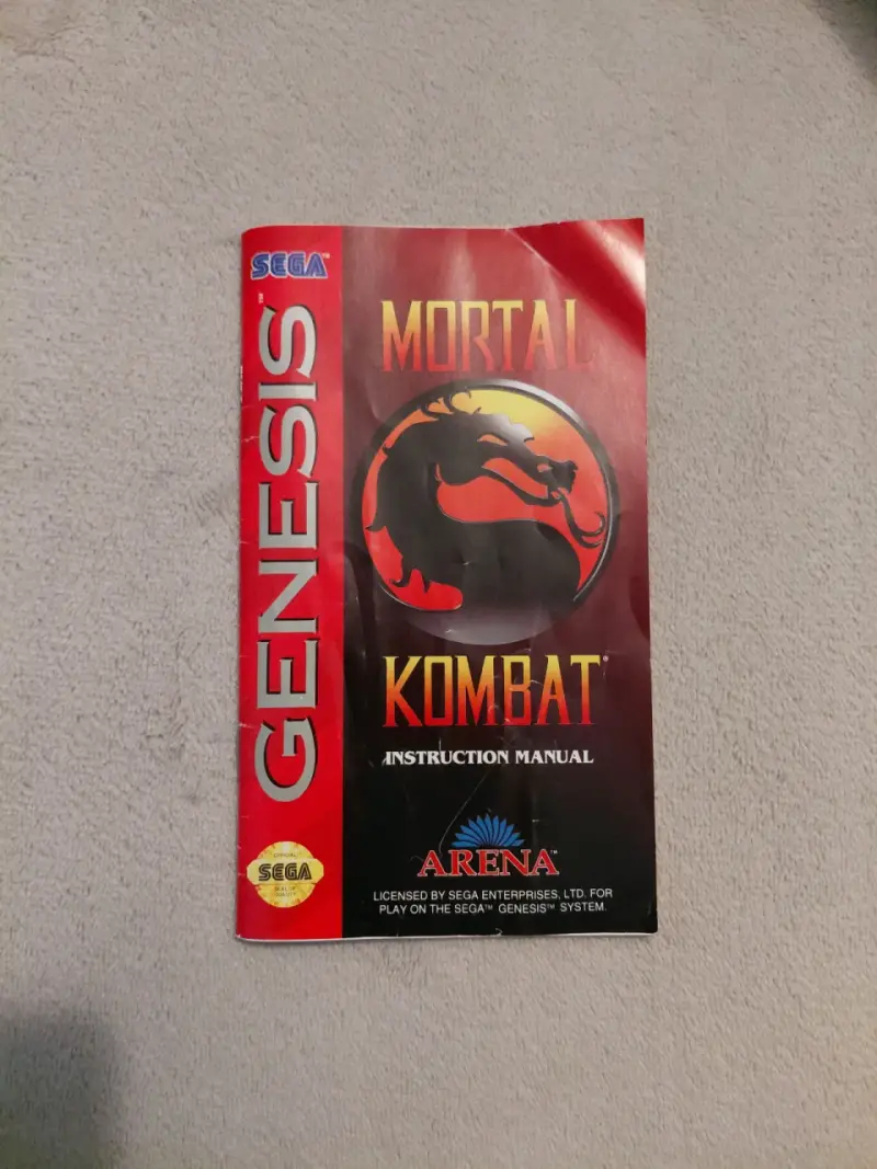 Juego Mortal Kombat para Sega Genesis con manual - 3