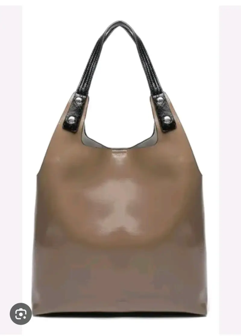 Bolso de mano marrón elegante y espacioso - 3