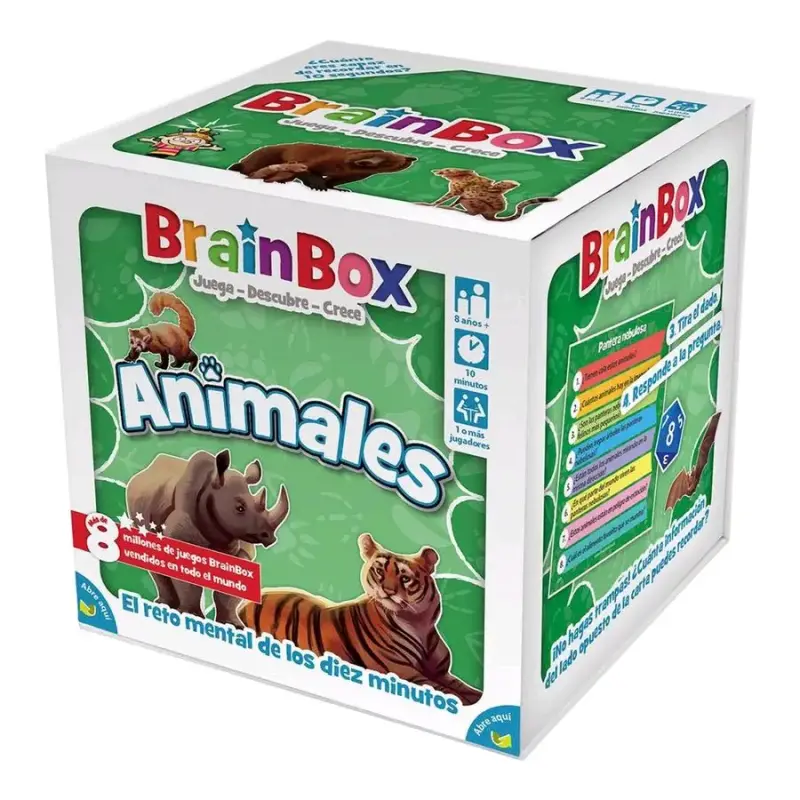 Juego de mesa BrainBox Animales educativo - 1