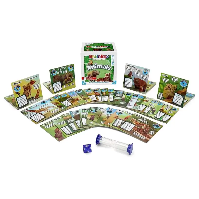 Juego de mesa BrainBox Animales educativo - 2