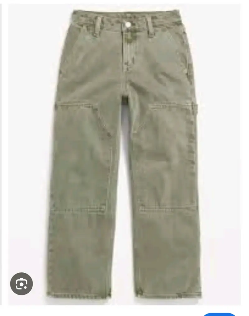 Pantalones cargo verdes para mujer - 4