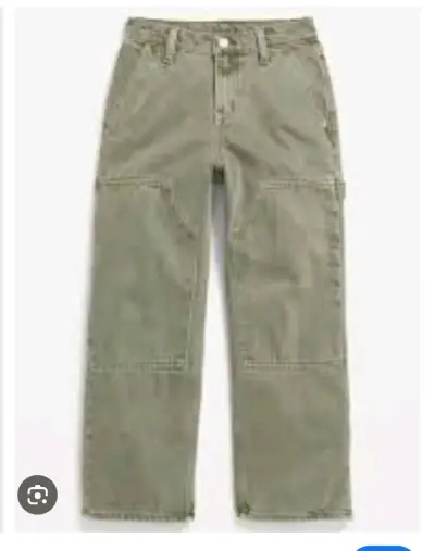 Pantalones cargo verdes para mujer - miniatura 4