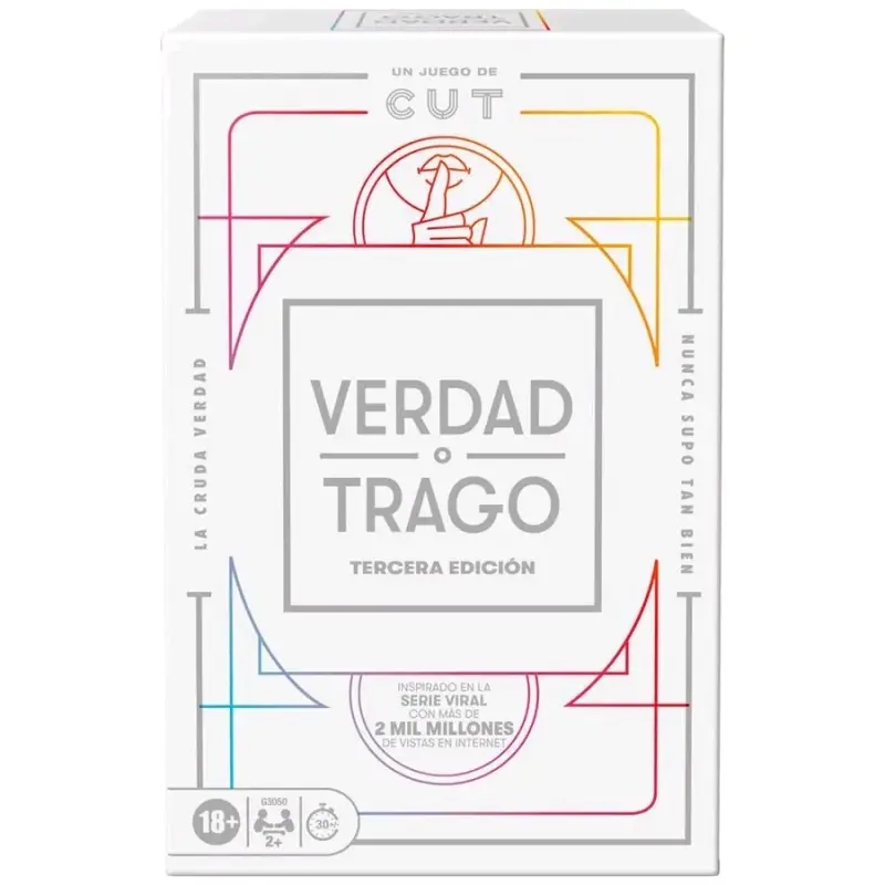 Juego de cartas Verdad o Trago Tercera Edición - 1