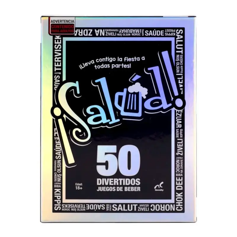 Juego de mesa ¡Salud! 50 juegos de beber - 1
