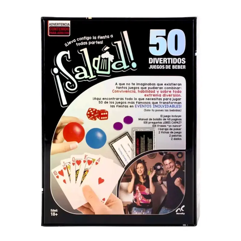 Juego de mesa ¡Salud! 50 juegos de beber - 3