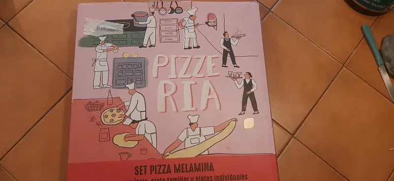 Set de Platos de Melamina para Pizza