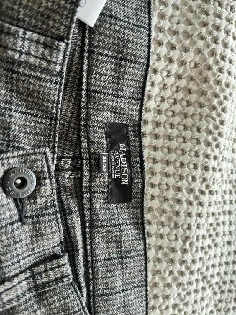 Pantalones de vestir gris Madison Avenue - hombre - 4