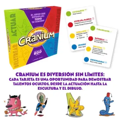Juego de mesa Cranium con más de 800 retos - miniatura 2