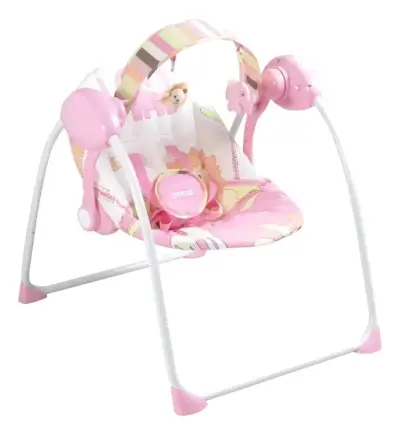Silla Mecedora Bebesit Rosa para Bebé - miniatura 3