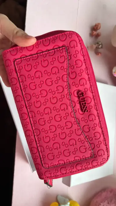 Billetera Guess rosa ORIGINAL - miniatura 1