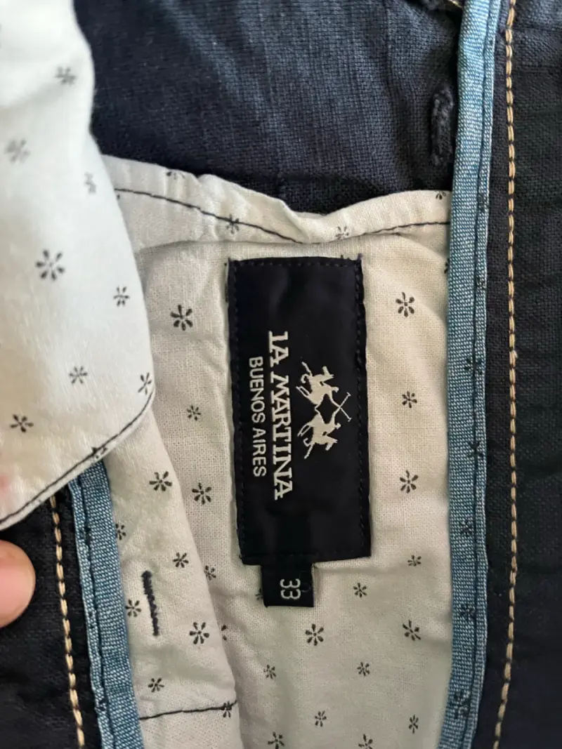 Bermuda marca La Martina azul marino para hombre - 2