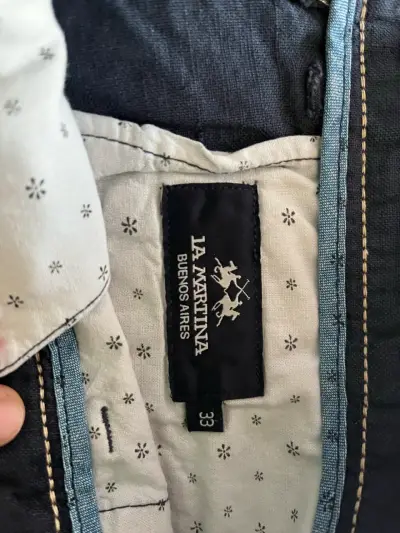 Bermuda marca La Martina azul marino para hombre - miniatura 2