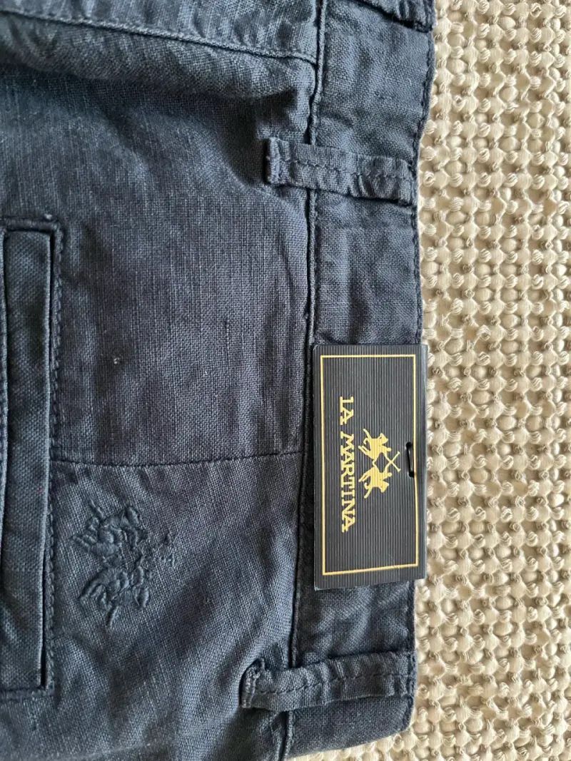 Bermuda marca La Martina azul marino para hombre - 4