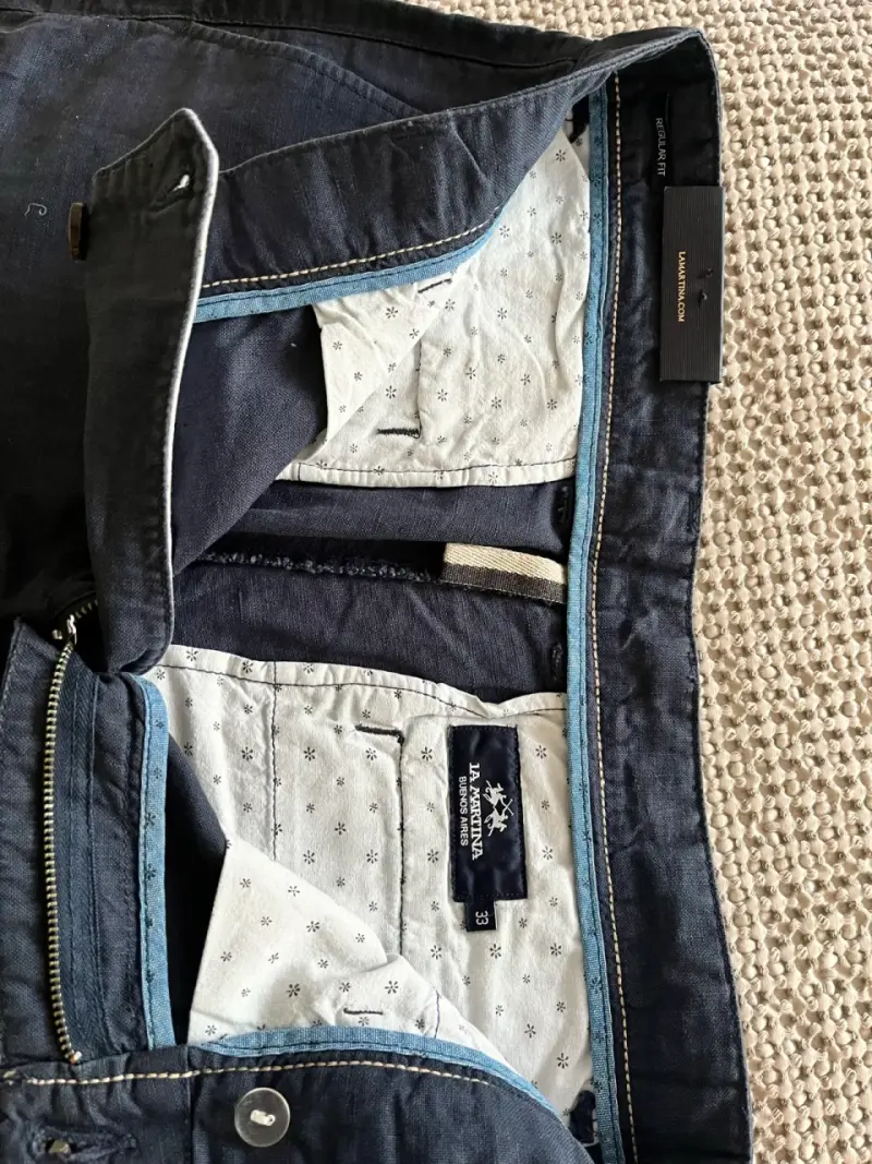 Bermuda marca La Martina azul marino para hombre - 5