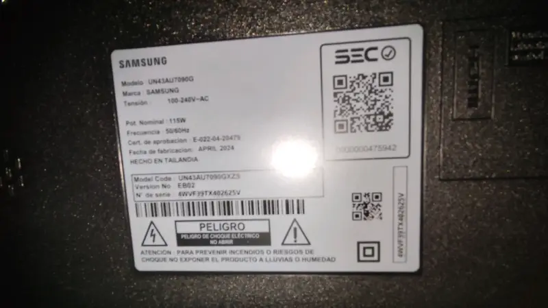 Televisor Samsung Smart TV 43 pulgadas 4K - 2