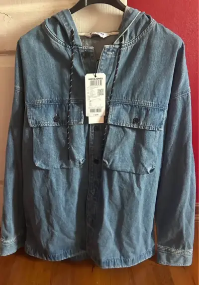 Chaqueta de mezclilla con capucha Jack & Jones - miniatura 1