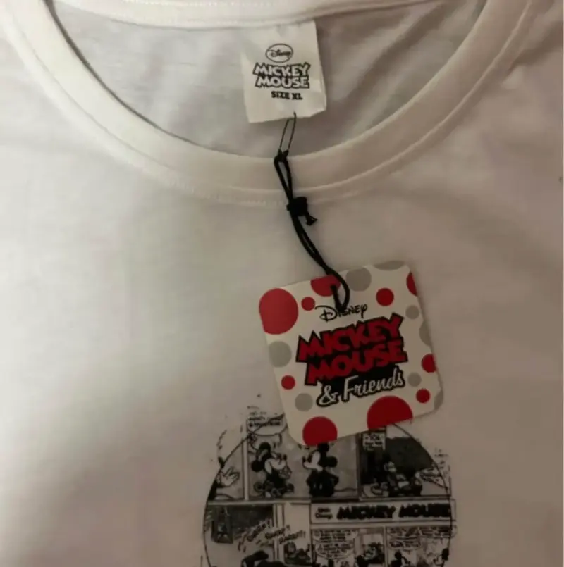 Polera blanca Disney Mickey Mouse XL - 2