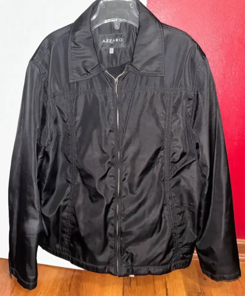 Chaqueta negra Azzaro para hombre talla L - 1