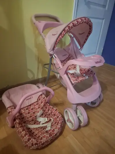 Coche de muñeca Bebesit con silla desmontable - miniatura 1