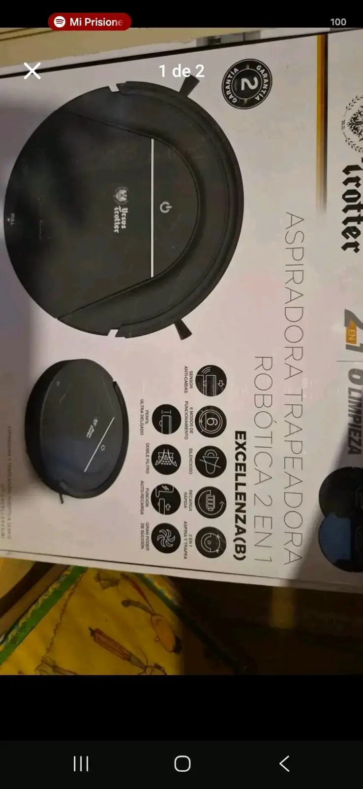 Aspiradora Robot Ursus Trotter 2 en 1 - 2
