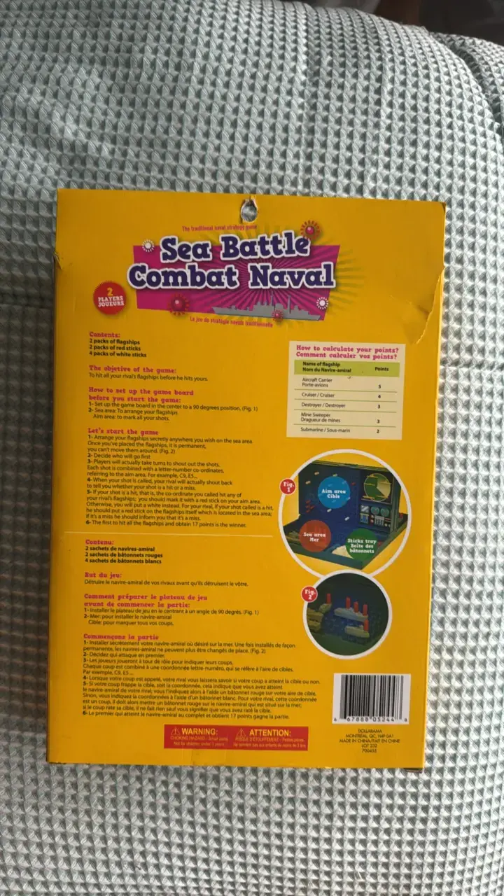 Juego de Estrategia Naval Sea Battle Montoy - 2