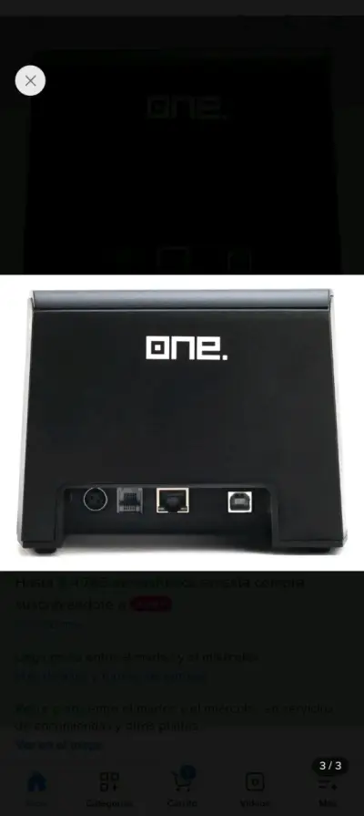 Impresora de Boletas y Tickets One R200 USB Ethernet - miniatura 1