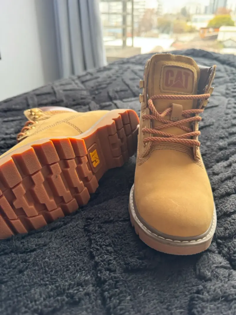 Botas Caterpillar Mujer Cuero café claro - 2
