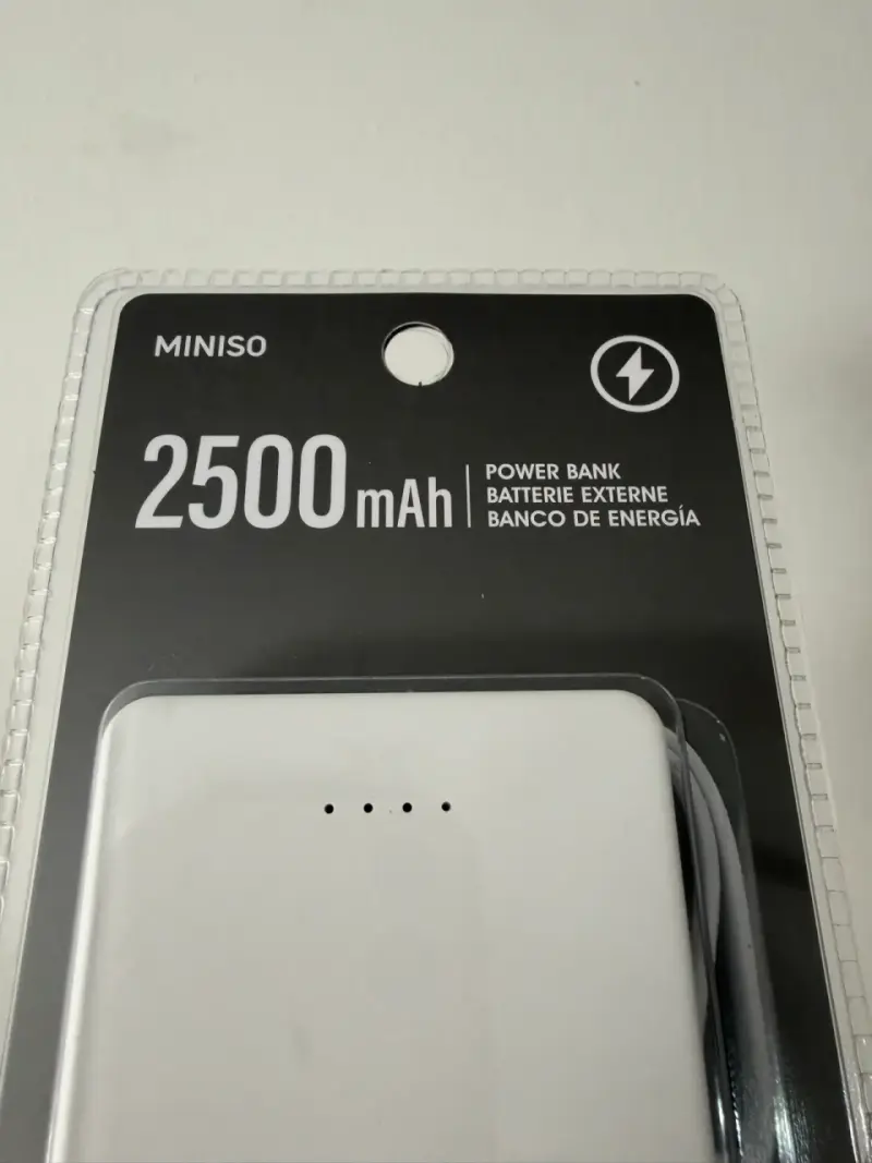 Power Bank 2500 mAh Blanco